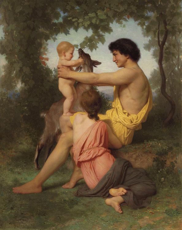 Adolphe William Bouguereau Idyll:Family from Antiquity (nn04) China oil painting art